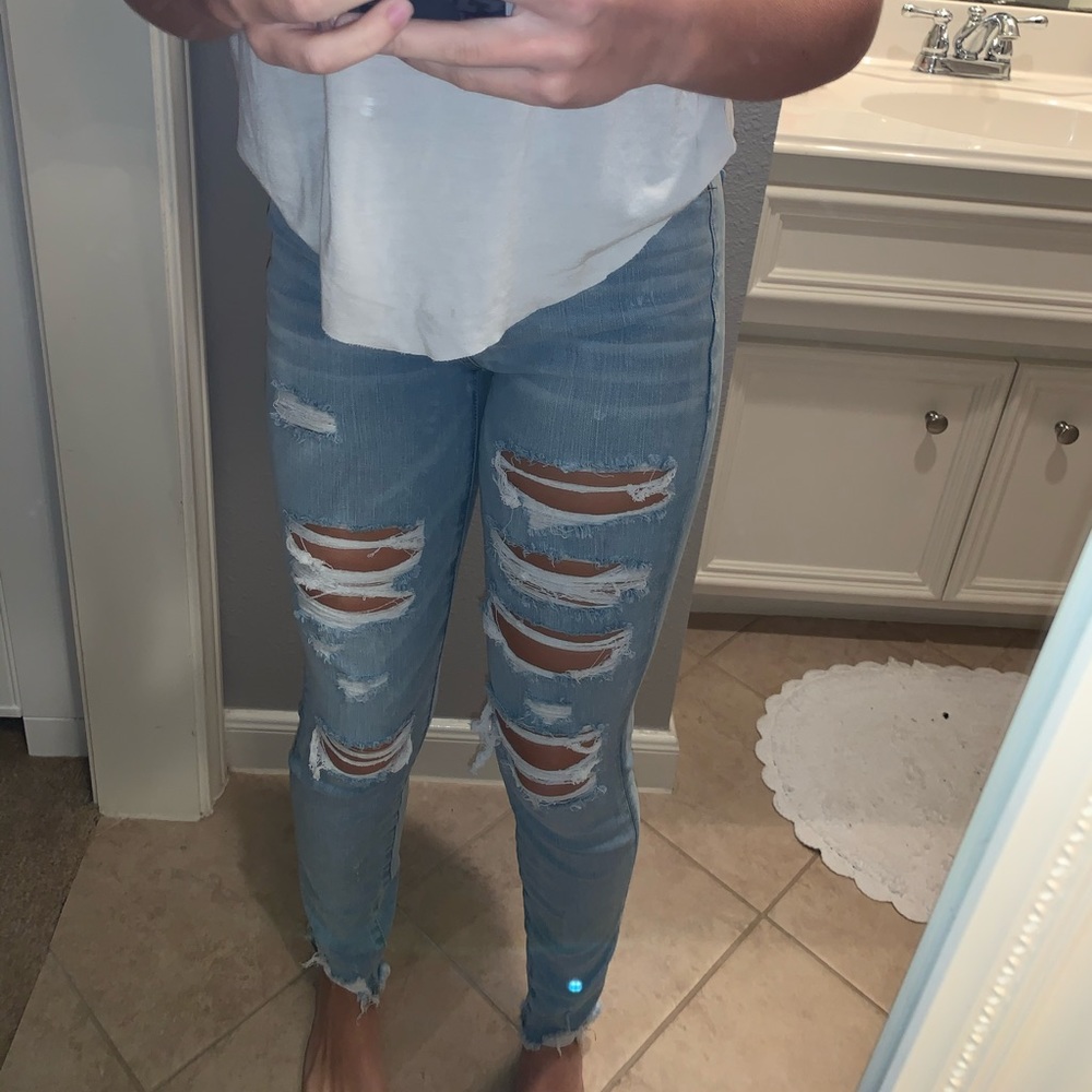 Ripped American Eagle jeans